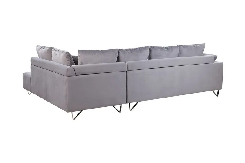 Lunnera 4-sits Hörnsoffa Vänster - Grå - Möbler - Soffa - Divansoffa & schäslongsoffa - 4 sits soffa med divan