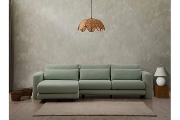 Makhan Soffa m. Divan 3-sits - Grön - Möbler - Soffa - Divansoffa & schäslongsoffa - 3 sits soffa med divan