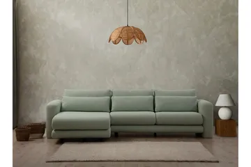 Makhan Soffa m. Divan 3-sits - Grön - Möbler - Soffa - Divansoffa & schäslongsoffa - 3 sits soffa med divan