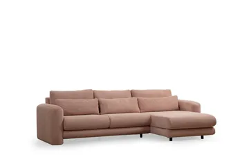 Makhan Soffa m. Divan 3-sits - Rosa - Möbler - Soffa - Divansoffa & schäslongsoffa - 3 sits soffa med divan