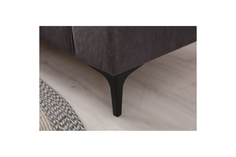 Malpani Soffa med Divan 3-sits - Antracit - Möbler - Soffa - Divansoffa & schäslongsoffa - 3 sits soffa med divan