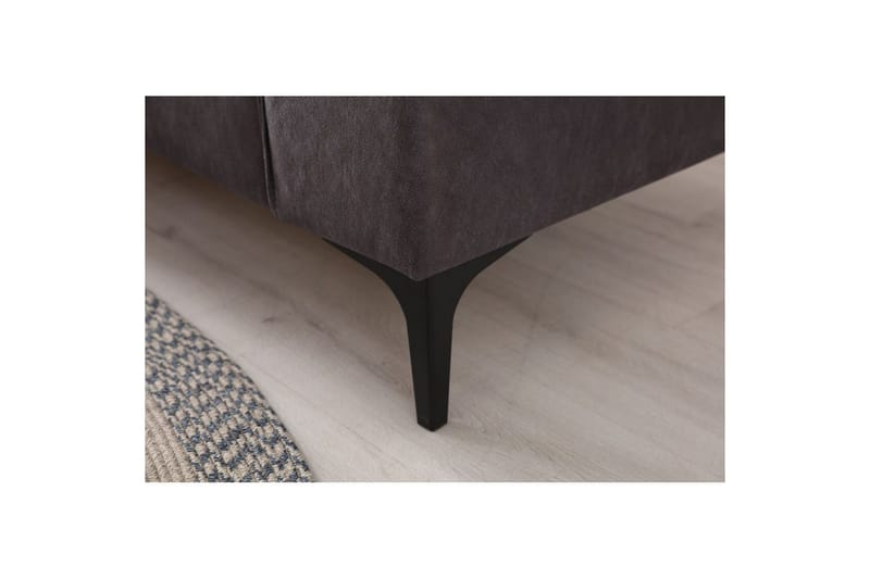 Malpani Soffa med Divan 3-sits - Antracit - Möbler - Soffa - Divansoffa & schäslongsoffa - 3 sits soffa med divan