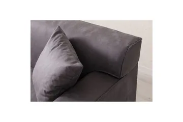 Malpani Soffa med Divan 3-sits - Antracit - Möbler - Soffa - Divansoffa & schäslongsoffa - 3 sits soffa med divan