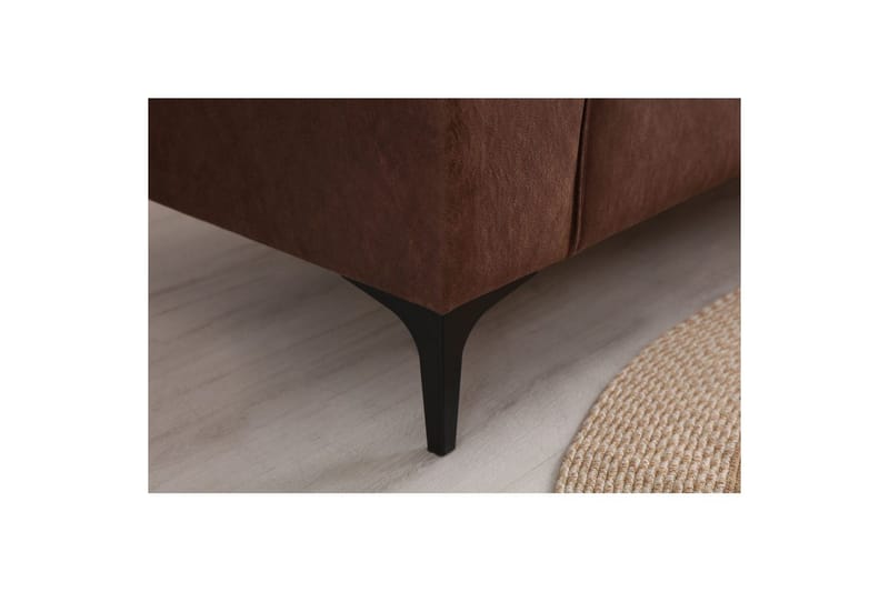 Malpani Soffa med Divan 3-sits - Cognac - Möbler - Soffa - Divansoffa & schäslongsoffa - 4 sits soffa med divan