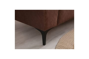 Malpani Soffa med Divan 3-sits - Cognac - Möbler - Soffa - Divansoffa & schäslongsoffa - 4 sits soffa med divan