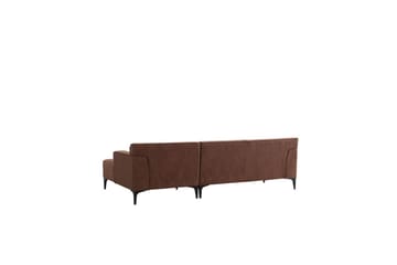 Malpani Soffa med Divan 3-sits - Cognac - Möbler - Soffa - Divansoffa & schäslongsoffa - 4 sits soffa med divan
