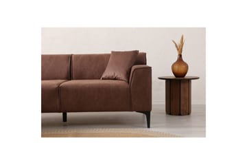 Malpani Soffa med Divan 4-sits - Cognac - Möbler - Soffa - Divansoffa & schäslongsoffa - 4 sits soffa med divan