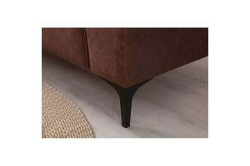 Malpani Soffa med Divan 4-sits - Cognac - Möbler - Soffa - Divansoffa & schäslongsoffa - 4 sits soffa med divan