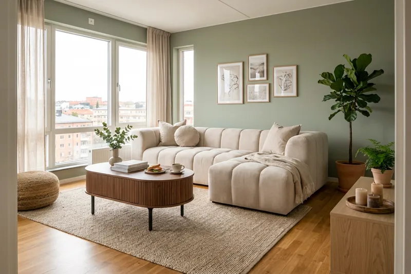 Marlow 3-sits Bubblig Divansoffa höger - Beige - Möbler - Soffa - Divansoffa & schäslongsoffa - 3 sits soffa med divan