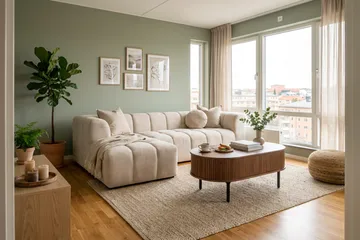 Marlow 3-sits Bubblig Divansoffa vänster - Beige - Möbler - Soffa - Divansoffa & schäslongsoffa - 3 sits soffa med divan