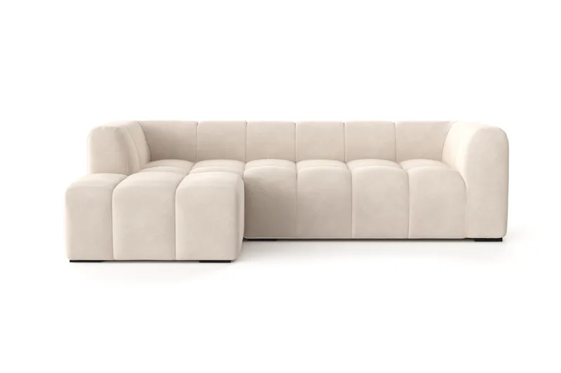 Marlow 3-sits Bubblig Divansoffa vänster, Beige