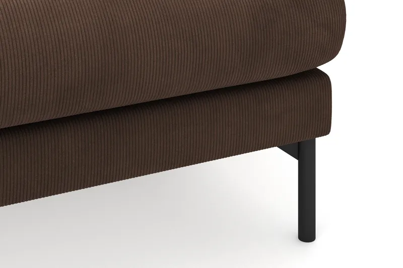 Menard 3-sits Högervänd L-formad Divansoffa i Manchester - Brun - Möbler - Soffa - Divansoffa & schäslongsoffa - 3 sits soffa med divan