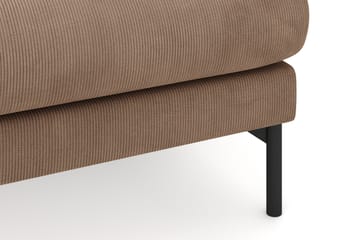 Menard 3-sits Högervänd L-formad Divansoffa i Manchester - Brun - Möbler - Soffa - Divansoffa & schäslongsoffa - 4 sits soffa med divan
