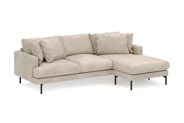 Menard 3-sits Högervänd L-formad Divansoffa i Manchester - Grå - Möbler - Soffa - Divansoffa & schäslongsoffa - 4 sits soffa med divan