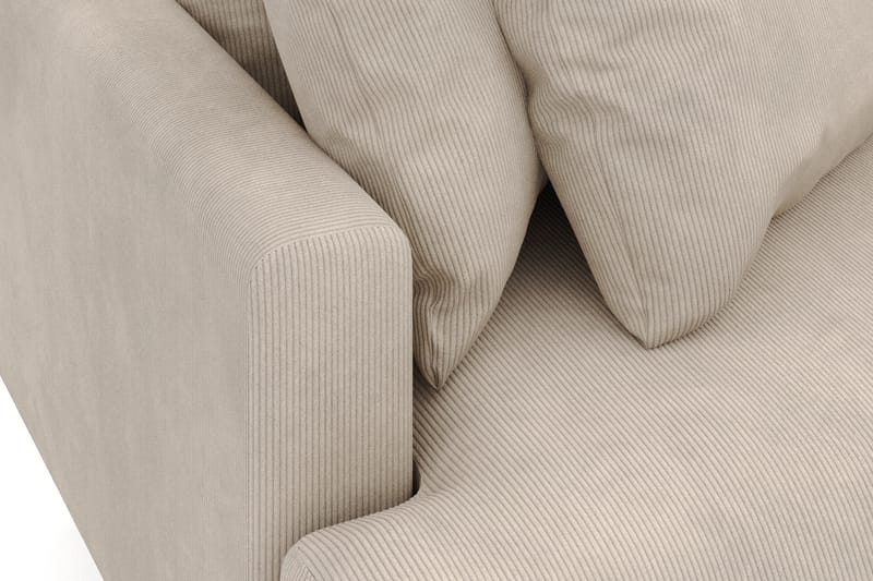 Menard 3-sits Högervänd L-formad Divansoffa i Manchester - Grå - Möbler - Soffa - Divansoffa & schäslongsoffa - 4 sits soffa med divan