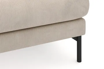Menard 3-sits Högervänd L-formad Divansoffa i Manchester - Greige - Möbler - Soffa - Divansoffa & schäslongsoffa - 4 sits soffa med divan