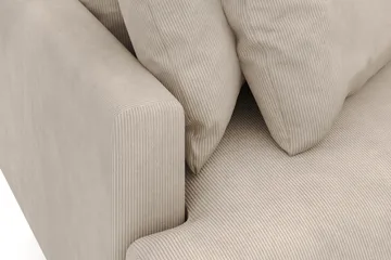 Menard 3-sits Högervänd L-formad Divansoffa i Manchester - Greige - Möbler - Soffa - Divansoffa & schäslongsoffa - 4 sits soffa med divan