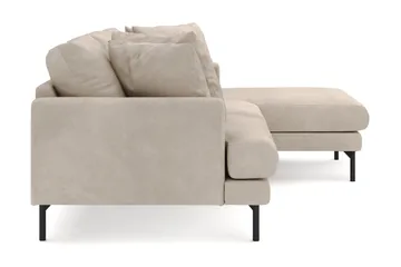 Menard 3-sits Högervänd L-formad Divansoffa i Manchester - Greige - Möbler - Soffa - Divansoffa & schäslongsoffa - 4 sits soffa med divan