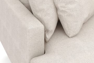 Menard 3-sits Högervänd L-formad Divansoffa i Tyg - Beige - Möbler - Soffa - Divansoffa & schäslongsoffa - 4 sits soffa med divan