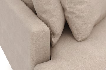 Menard 3-sits Högervänd L-formad Divansoffa i Tyg - Beige - Möbler - Soffa - Divansoffa & schäslongsoffa - 4 sits soffa med divan