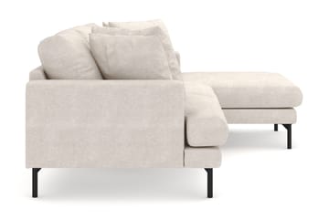 Menard 3-sits Högervänd L-formad Divansoffa i Tyg - Beige - Möbler - Soffa - Divansoffa & schäslongsoffa - 4 sits soffa med divan