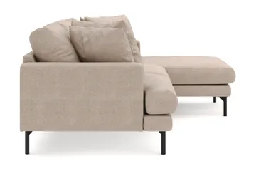 Menard 3-sits Högervänd L-formad Divansoffa i Tyg - Beige - Möbler - Soffa - Divansoffa & schäslongsoffa - 4 sits soffa med divan