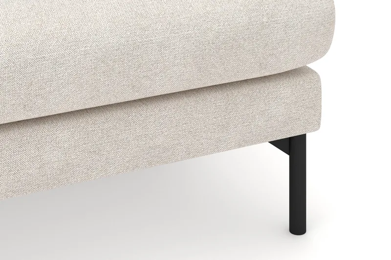 Menard 3-sits Högervänd L-formad Divansoffa i Tyg - Beige - Möbler - Soffa - Divansoffa & schäslongsoffa - 4 sits soffa med divan