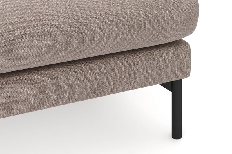 Menard 3-sits Högervänd L-formad Divansoffa i Tyg - Brun - Möbler - Soffa - Divansoffa & schäslongsoffa - 3 sits soffa med divan