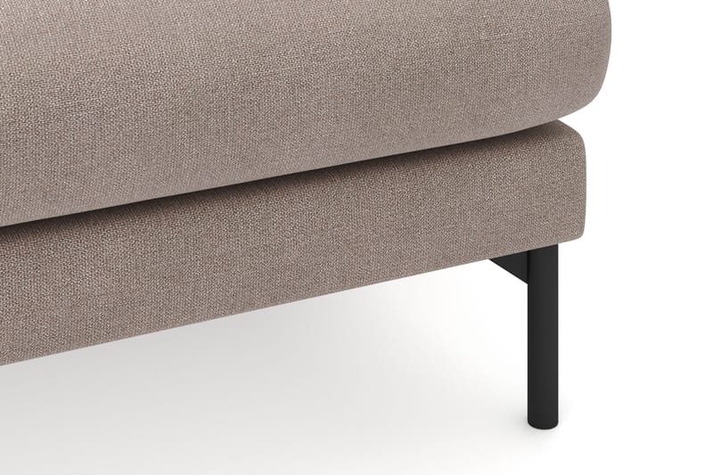 Menard 3-sits Högervänd L-formad Divansoffa i Tyg - Brun - Möbler - Soffa - Divansoffa & schäslongsoffa - 3 sits soffa med divan