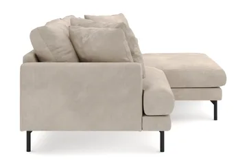 Menard 4-sits Högervänd L-formad Divansoffa i Manchester - Greige - Möbler - Soffa - Divansoffa & schäslongsoffa - 4 sits soffa med divan