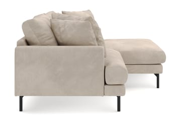 Menard 4-sits Högervänd L-formad Divansoffa i Manchester - Greige - Möbler - Soffa - Divansoffa & schäslongsoffa - 4 sits soffa med divan
