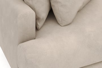 Menard 4-sits Högervänd L-formad Divansoffa i Manchester - Greige - Möbler - Soffa - Divansoffa & schäslongsoffa - 4 sits soffa med divan