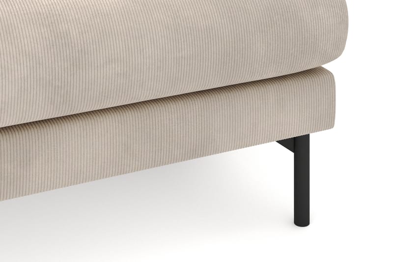 Menard 4-sits Högervänd L-formad Divansoffa i Manchester - Greige - Möbler - Soffa - Divansoffa & schäslongsoffa - 4 sits soffa med divan