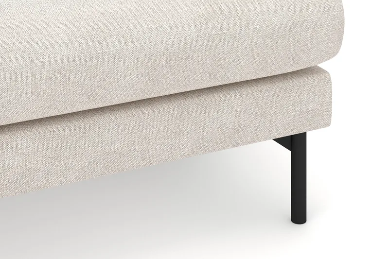 Menard 4-sits Högervänd L-formad Divansoffa i Tyg - Beige - Möbler - Soffa - Divansoffa & schäslongsoffa - 4 sits soffa med divan