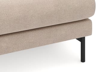 Menard 4-sits Högervänd L-formad Divansoffa i Tyg - Beige - Möbler - Soffa - Divansoffa & schäslongsoffa - 4 sits soffa med divan