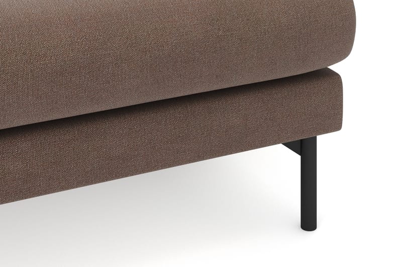 Menard 4-sits Högervänd L-formad Divansoffa i Tyg - Brun - Möbler - Soffa - Divansoffa & schäslongsoffa - 4 sits soffa med divan