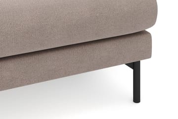 Menard 4-sits Högervänd L-formad Divansoffa i Tyg - Brun - Möbler - Soffa - Divansoffa & schäslongsoffa - 4 sits soffa med divan