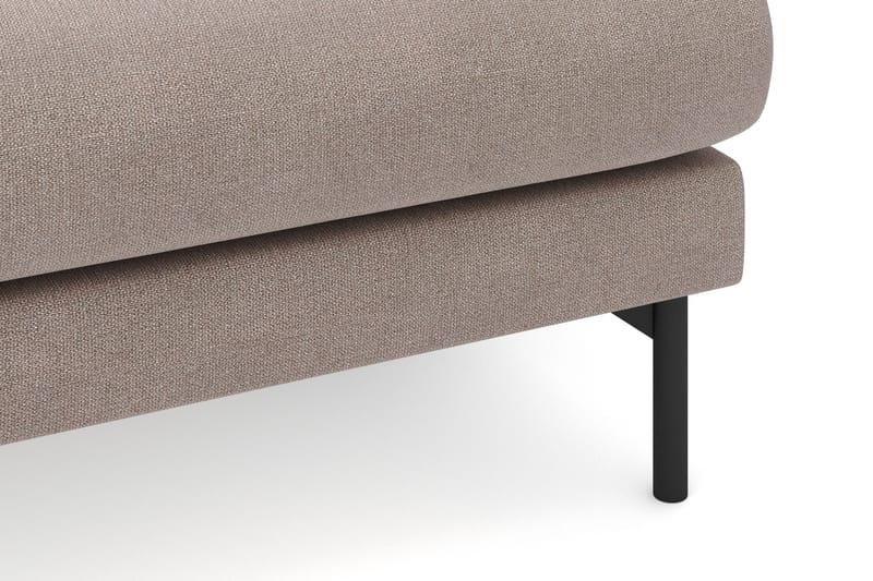 Menard 4-sits Högervänd L-formad Divansoffa i Tyg - Brun - Möbler - Soffa - Divansoffa & schäslongsoffa - 4 sits soffa med divan