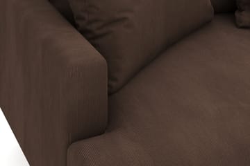 Menard 4-sits H�ögervänd L-formad Djup Schäslongsoffa i Manchester - Brun - Möbler - Soffa - Divansoffa & schäslongsoffa - 4 sits soffa med divan