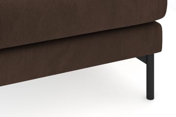 Menard 4-sits Högervänd L-formad Djup Schäslongsoffa i Manchester - Brun - Möbler - Soffa - Divansoffa & schäslongsoffa - 4 sits soffa med divan
