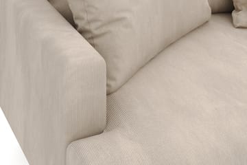 Menard 4-sits Högervänd L-formad Djup Schäslongsoffa i Manchester - Grå - Möbler - Soffa - Divansoffa & schäslongsoffa - 4 sits soffa med divan