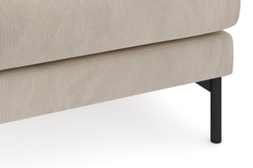Menard 4-sits Högervänd L-formad Djup Schäslongsoffa i Manchester - Grå - Möbler - Soffa - Divansoffa & schäslongsoffa - 4 sits soffa med divan