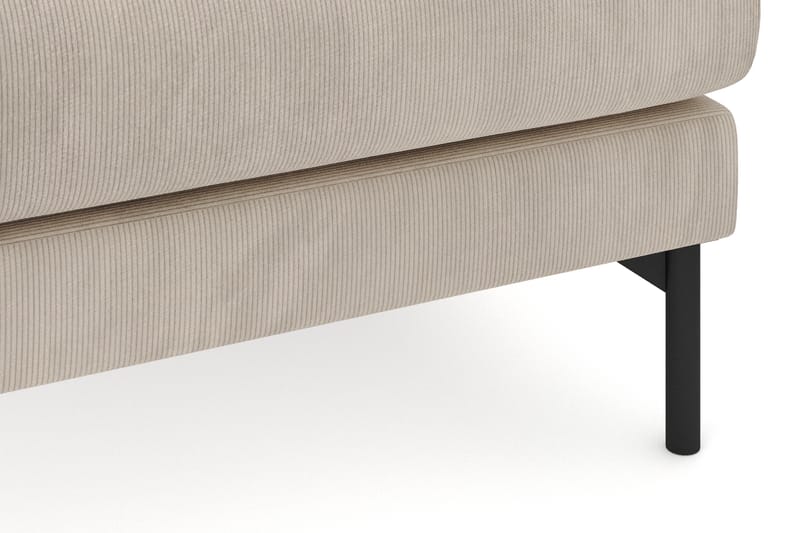 Menard 4-sits Högervänd L-formad Djup Schäslongsoffa i Manchester - Grå - Möbler - Soffa - Divansoffa & schäslongsoffa - 4 sits soffa med divan