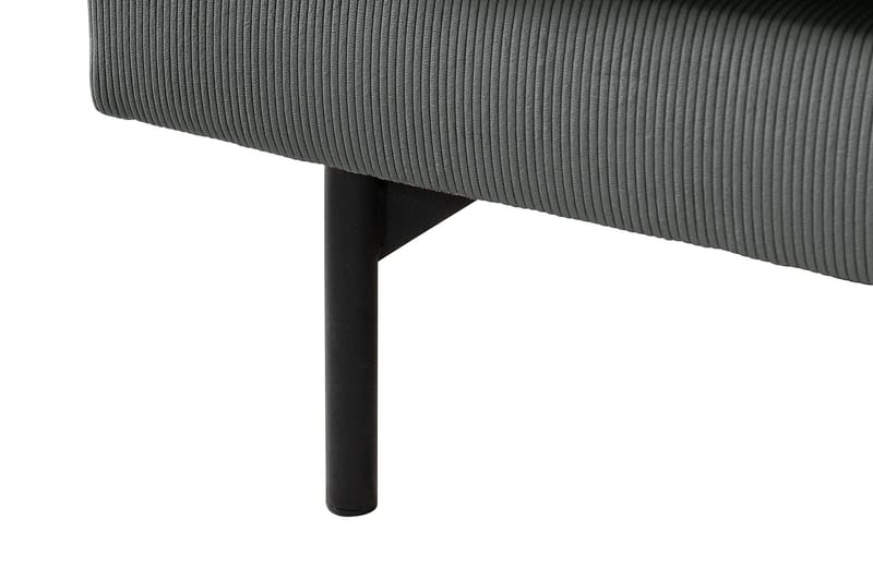 Menard 4-sits Högervänd L-formad Djup Schäslongsoffa i Manchester - Grå - Möbler - Soffa - Divansoffa & schäslongsoffa - 4 sits soffa med divan