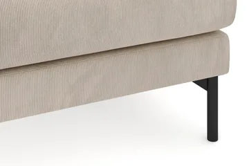 Menard 4-sits Högervänd L-formad Djup Schäslongsoffa i Manchester - Greige - Möbler - Soffa - Divansoffa & schäslongsoffa - 4 sits soffa med divan