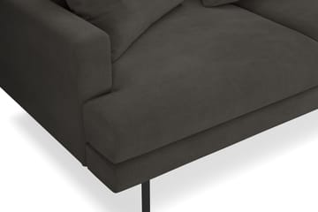 Menard 4-sits Högervänd L-formad Djup Schäslongsoffa i Manchester - Mörkgrå - Möbler - Soffa - Divansoffa & schäslongsoffa - 4 sits soffa med divan