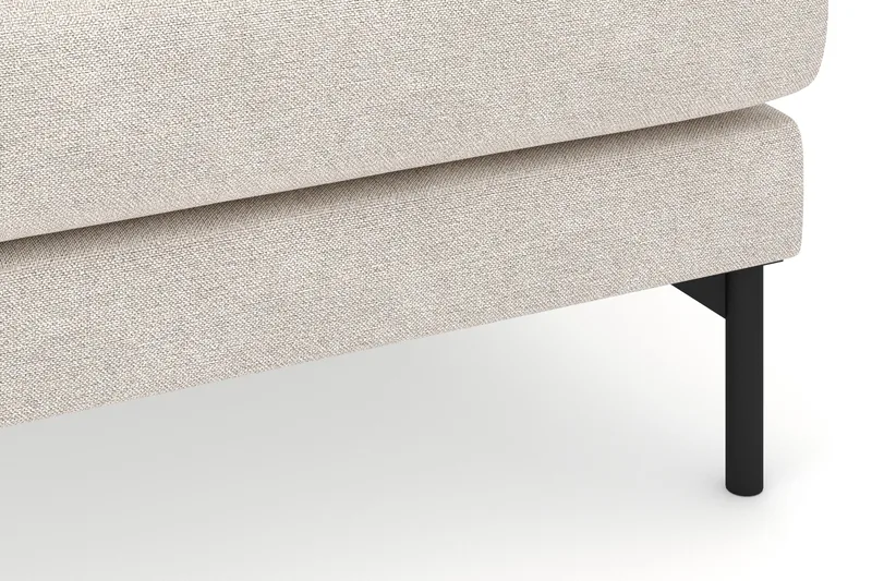 Menard 4-sits Högervänd L-formad Djup Schäslongsoffa i Tyg - Beige - Möbler - Soffa - Divansoffa & schäslongsoffa - 4 sits soffa med divan