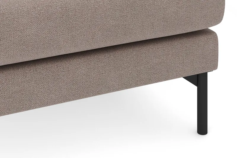 Menard 4-sits Högervänd L-formad Djup Schäslongsoffa i Tyg - Brun - Möbler - Soffa - Divansoffa & schäslongsoffa - 4 sits soffa med divan