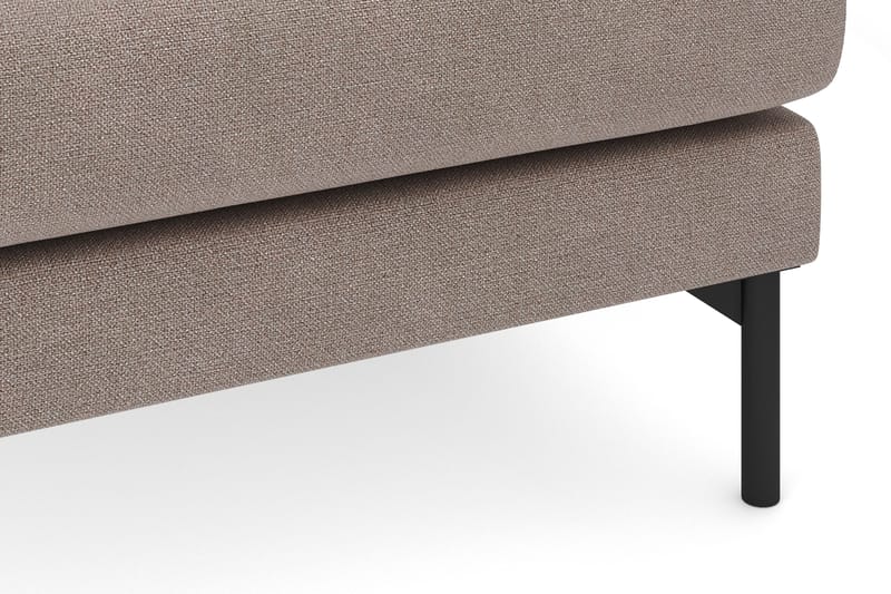 Menard 4-sits Högervänd L-formad Djup Schäslongsoffa i Tyg - Brun - Möbler - Soffa - Divansoffa & schäslongsoffa - 4 sits soffa med divan