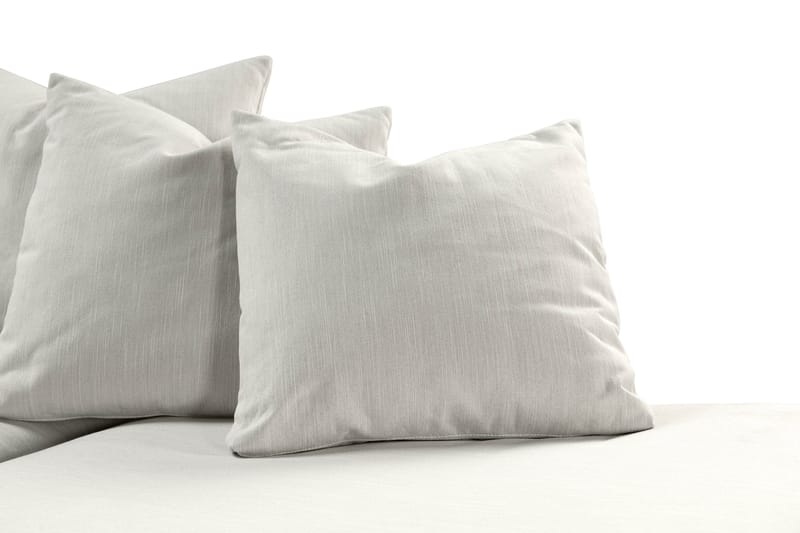 Menard 4-sits Högervänd L-formad Djup Schäslongsoffa i Tyg - Ljusgrå - Möbler - Soffa - Divansoffa & schäslongsoffa - 4 sits soffa med divan